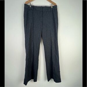 LOFT marisa TROUSER Size 12 gray basic trouser style slacks